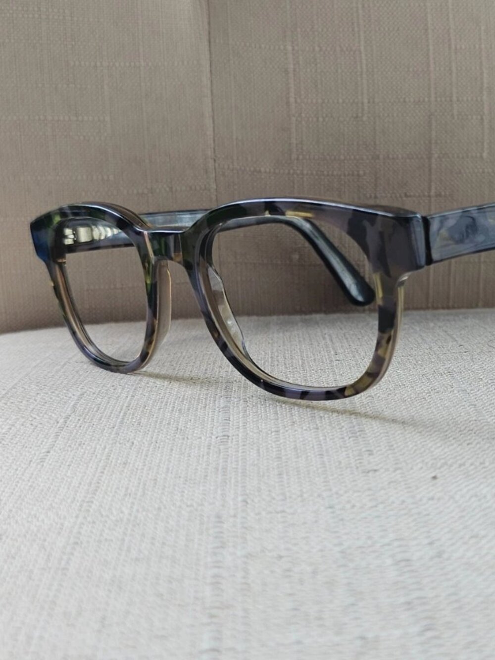 Kirkland Signature Eyeglasses Gray Tortoise Eyewear TELLUS Glasses Made in Italy